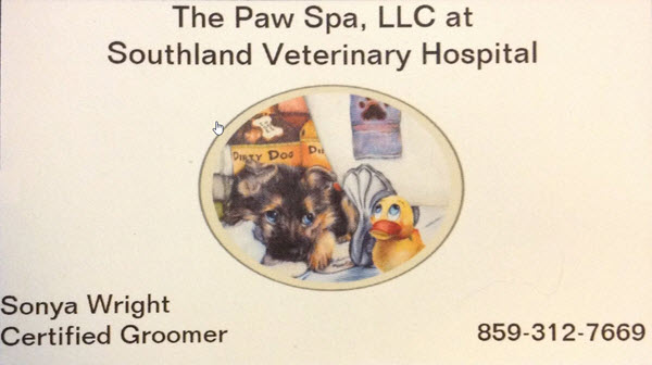 The Paw Spa at Southland Veterinary Hospital - Sonya Wright - Certified Groomer